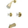 Kingston Brass Magellan Solid Brass Two Handle Tub and Shower Faucet
