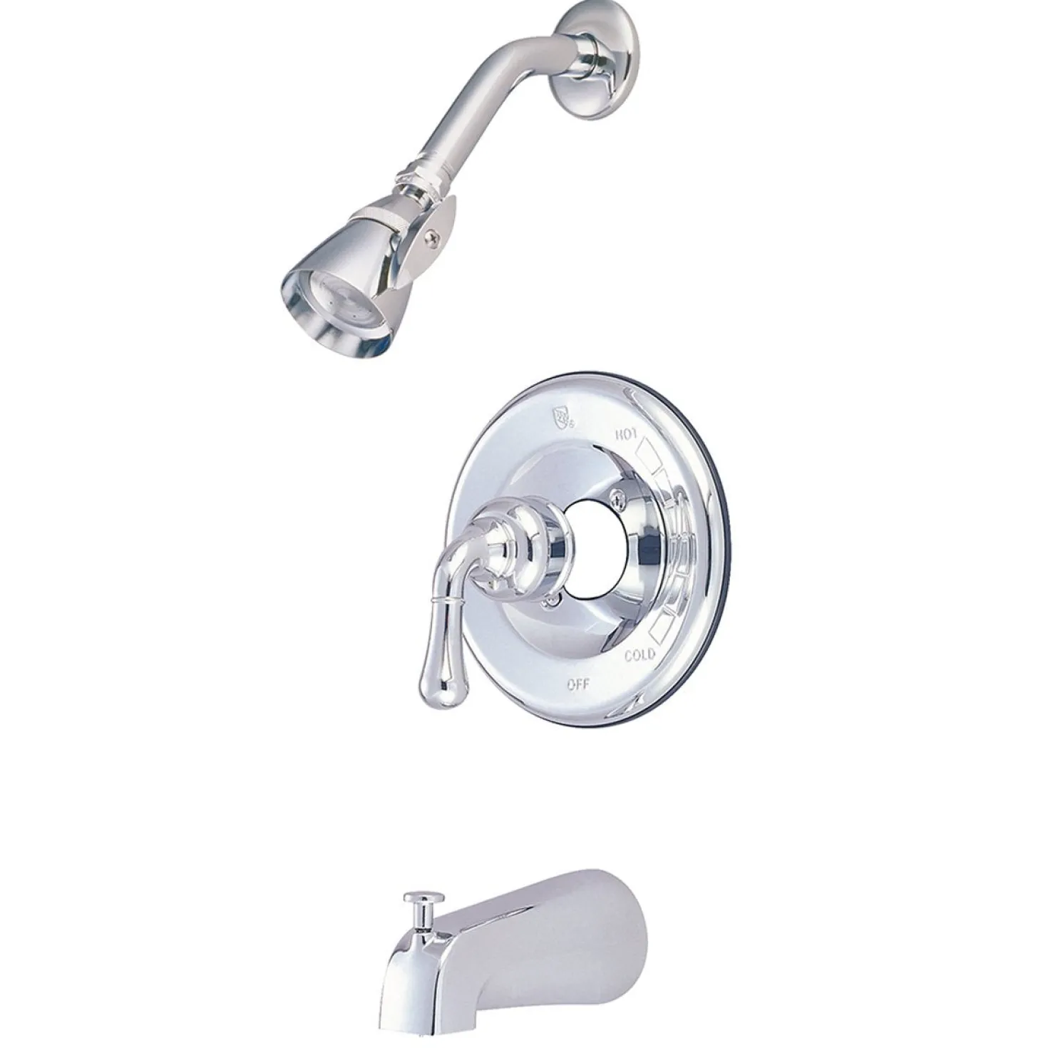 Kingston Brass Magellan Trim Only for Single Handle Tub and Shower Faucet in Polished Chrome
