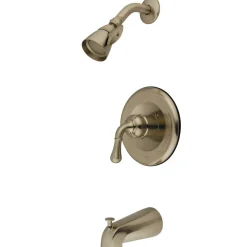 Kingston Brass Magellan Trim Only for Single Handle Tub and Shower Faucet in Satin Nickel