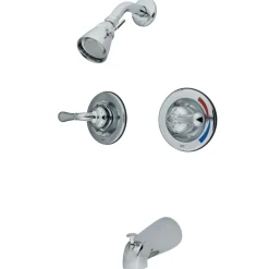 Kingston Brass Magellan Twin Handles Tub and Shower Faucet