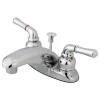 Kingston Brass Magellan Two Handle 4" Centerset Lavatory Faucet in Polished Chrome