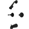 Kingston Brass Magellan Two Handle Tub and Shower Faucet in Oil Rubbed Bronze