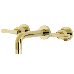 Kingston Brass Manhattan 2-Handle 8-Inch Wall Mount Bathroom Faucet