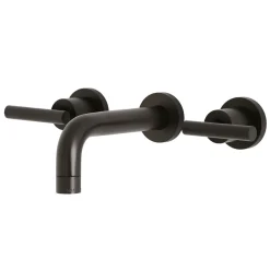 Kingston Brass Manhattan 2-Handle 8-Inch Wall Mount Bathroom Faucet