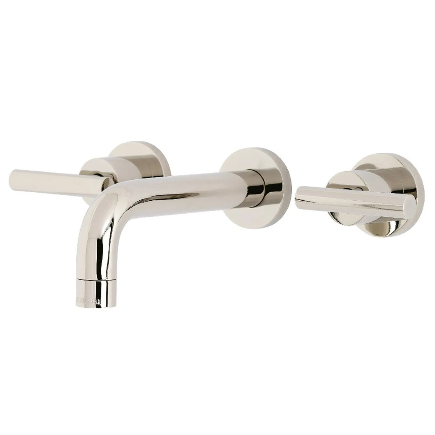 Kingston Brass Manhattan 2-Handle 8-Inch Wall Mount Bathroom Faucet