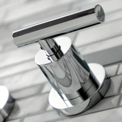 Kingston Brass Manhattan 2-Handle 8-Inch Wall Mount Bathroom Faucet