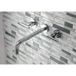 Kingston Brass Manhattan 2-Handle Wall Mount Tub Faucet