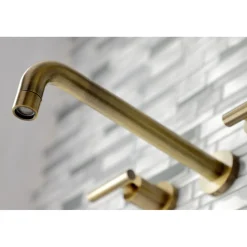 Kingston Brass Manhattan 2-Handle Wall Mount Roman Tub Faucet