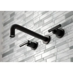 Kingston Brass Manhattan 2-Handle Wall Mount Roman Tub Faucet