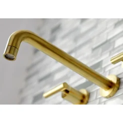 Kingston Brass Manhattan 2-Handle Wall Mount Roman Tub Faucet