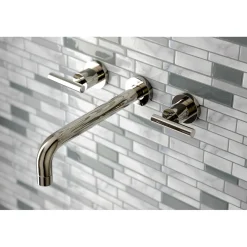 Kingston Brass Manhattan 2-Handle Wall Mount Roman Tub Faucet