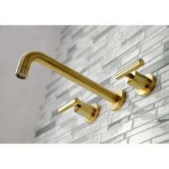 Kingston Brass Manhattan 2-Handle Wall Mount Roman Tub Faucet