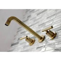 Kingston Brass Manhattan 2-Handle Wall Mount Roman Tub Faucet