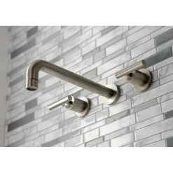 Kingston Brass Manhattan 2-Handle Wall Mount Roman Tub Faucet