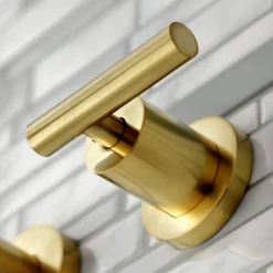 Kingston Brass Manhattan 2-Handle Wall Mount Roman Tub Faucet
