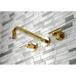Kingston Brass Manhattan 2-Handle Wall Mount Roman Tub Faucet