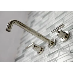 Kingston Brass Manhattan 2-Handle Wall Mount Roman Tub Faucet