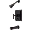 Kingston Brass Manhattan Single Handle Tub and Shower Faucet in Oil Rubbed Bronze