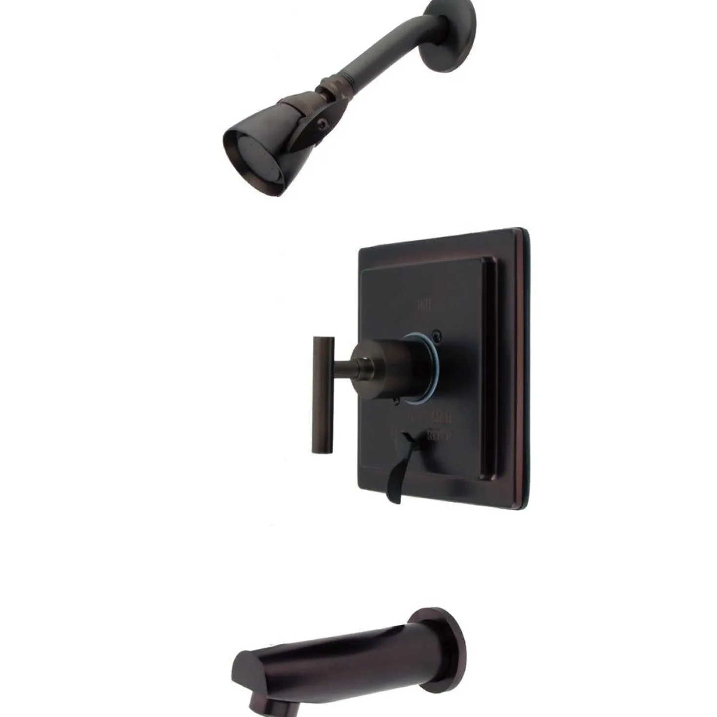 Kingston Brass Manhattan Single Handle Tub and Shower Faucet in Oil Rubbed Bronze