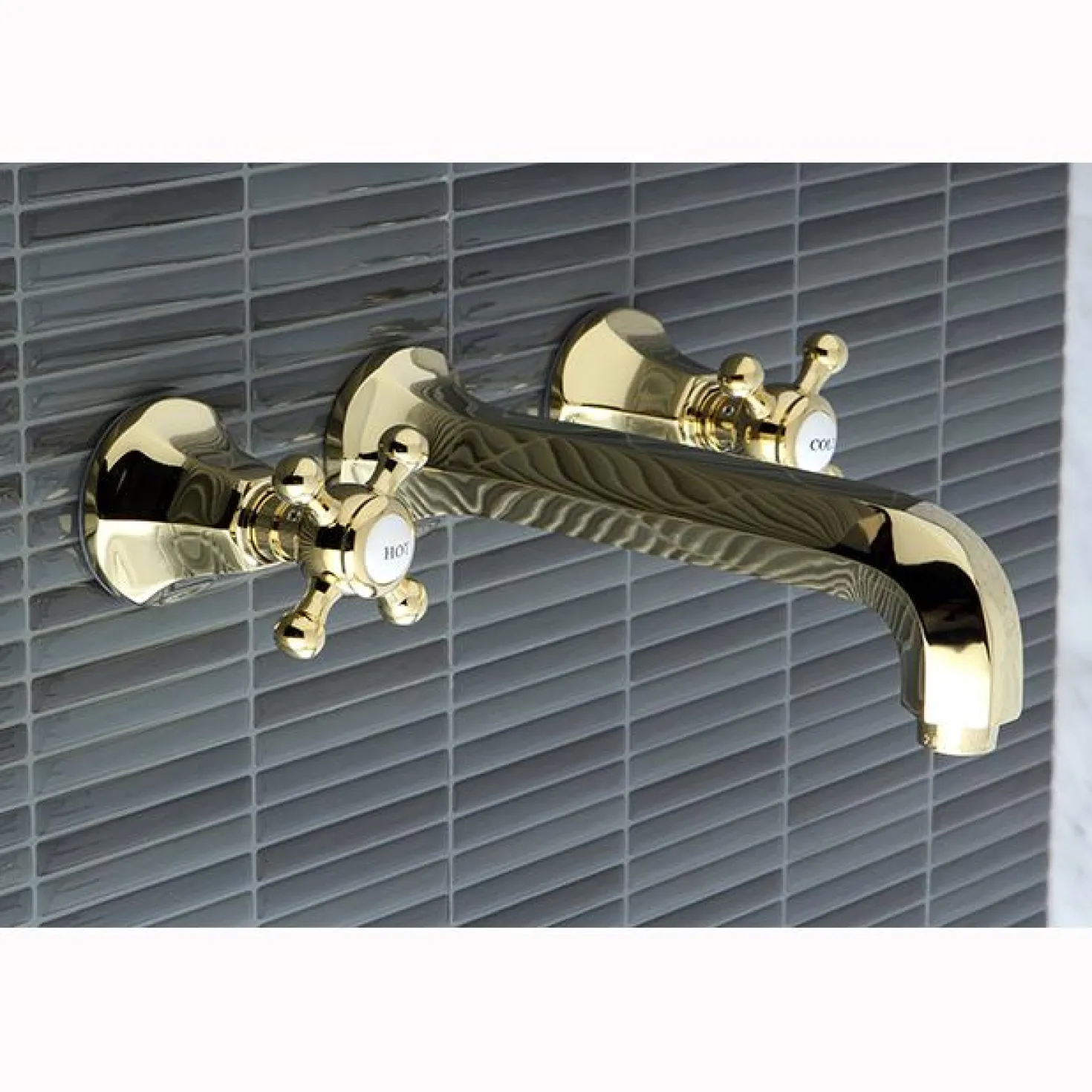 Kingston Brass Metropolitan Wall Mounted Vessel Sink Faucet