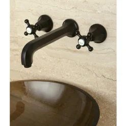Kingston Brass Metropolitan Wall Mounted Vessel Sink Faucet