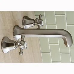 Kingston Brass Metropolitan Wall Mounted Vessel Sink Faucet