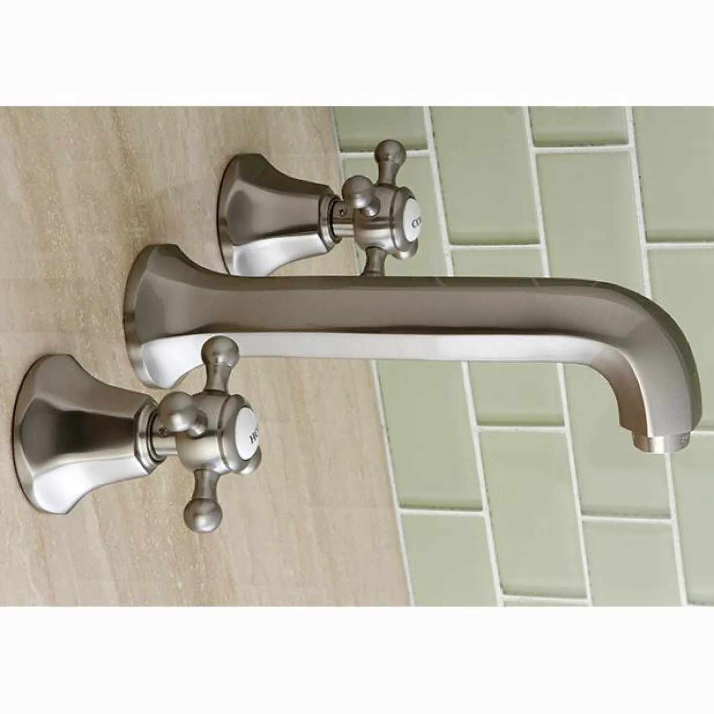 Kingston Brass Metropolitan Wall Mounted Vessel Sink Faucet