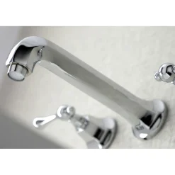 Kingston Brass Metropolitan Wall Mount Bathroom Faucet