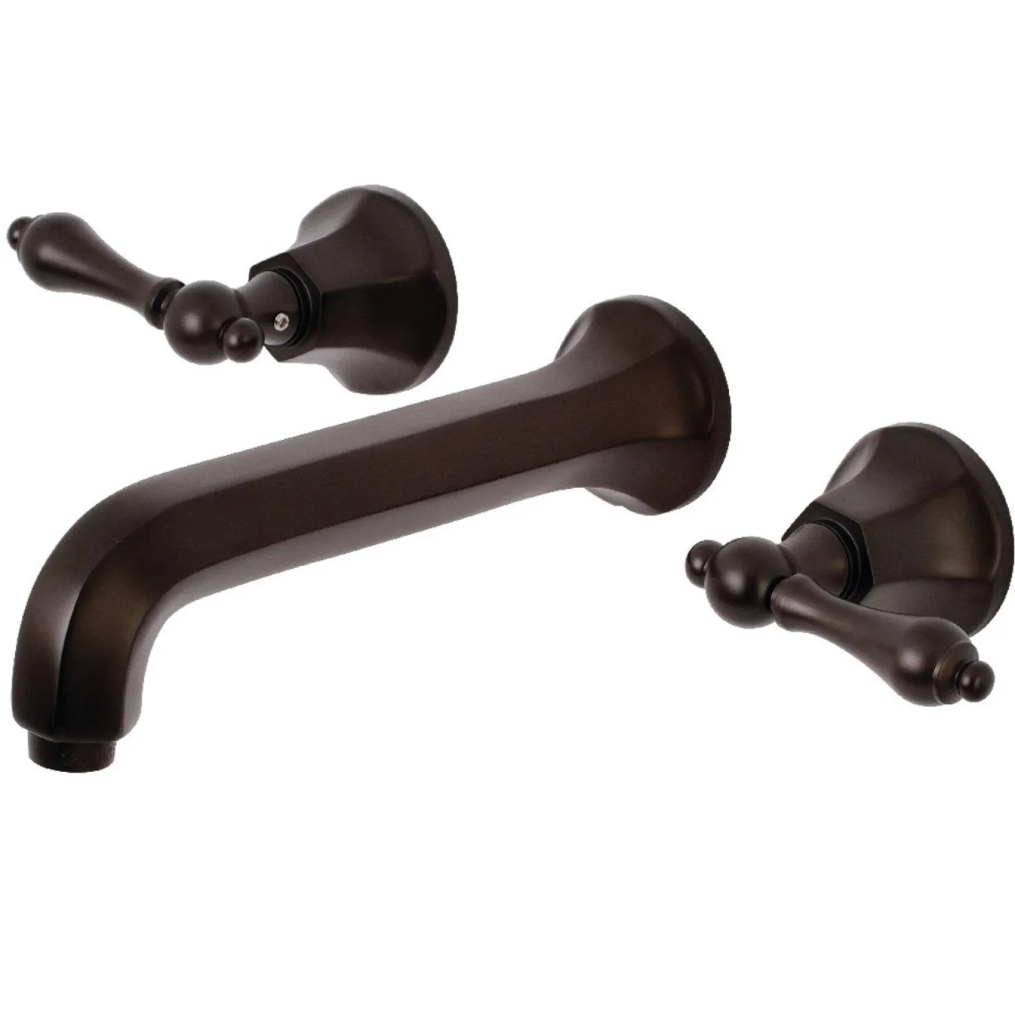 Kingston Brass Metropolitan 2-Handle Wall Mount Bathroom Faucet