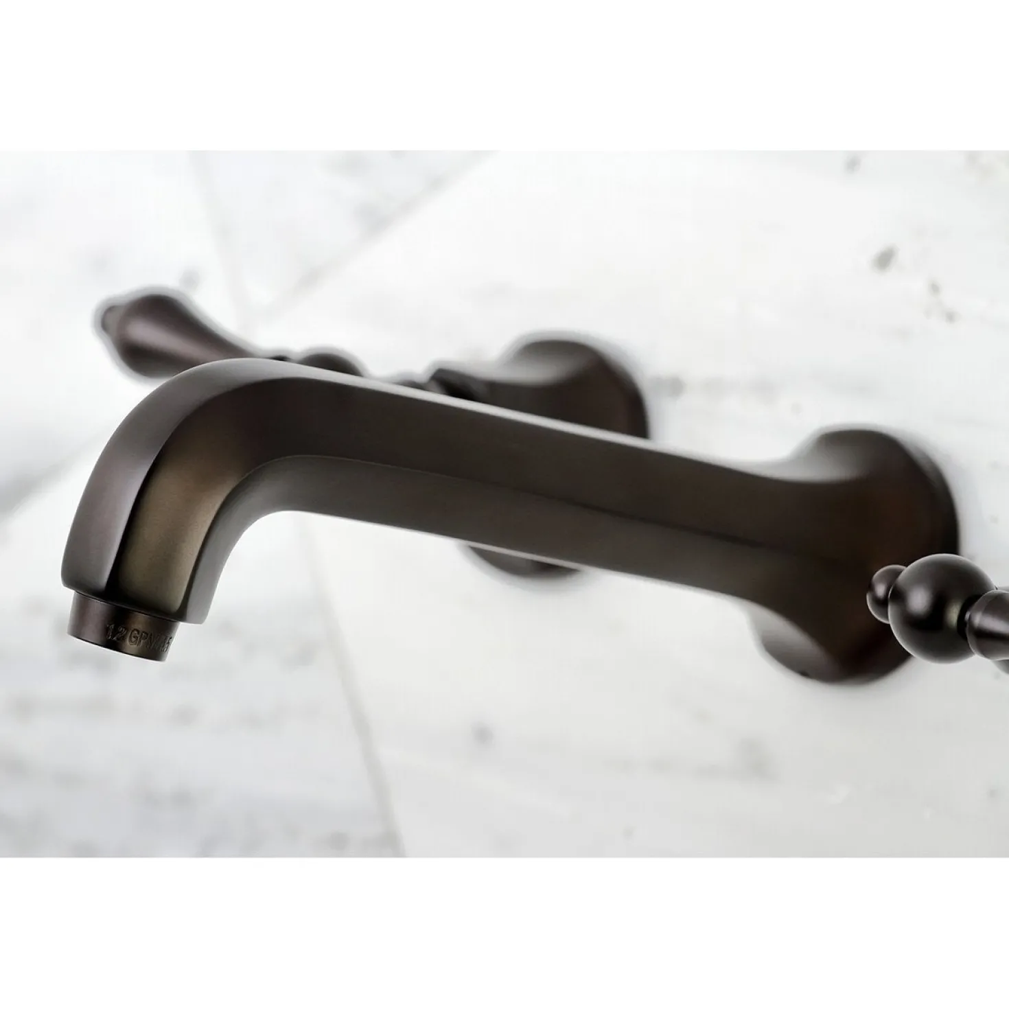 Kingston Brass Metropolitan 2-Handle Wall Mount Bathroom Faucet