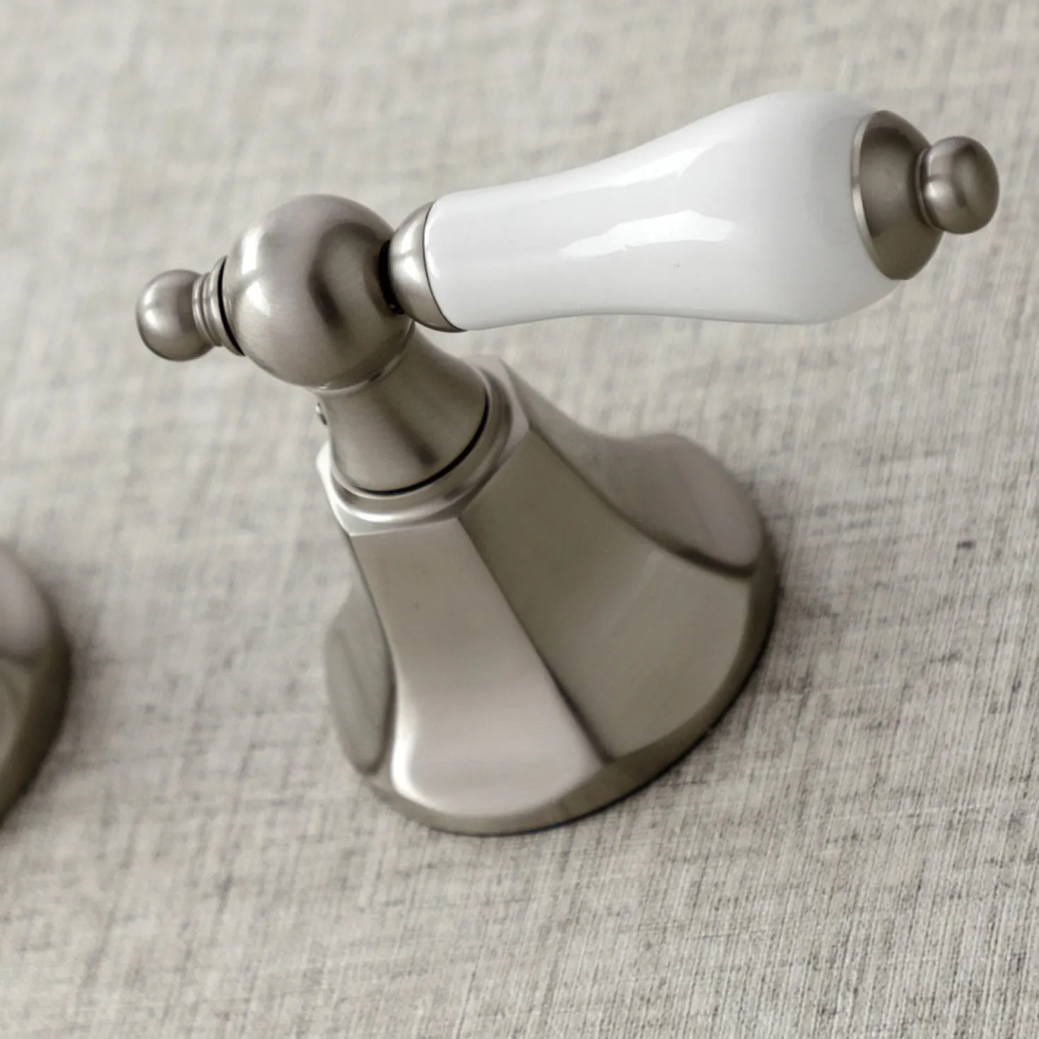 Kingston Brass Metropolitan Two-Handle Wall Mount Bathroom Faucet
