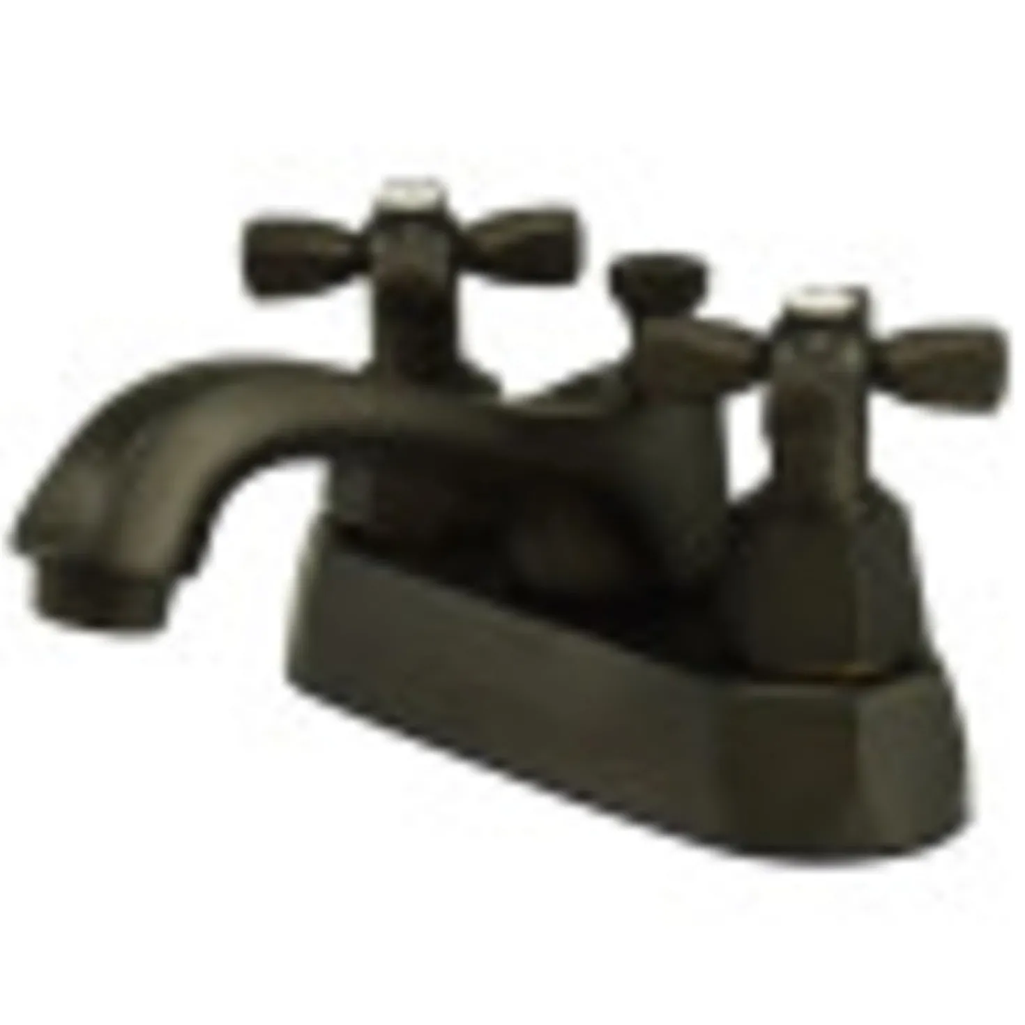 Kingston Brass Metropolitan Two Handle 4" Centerset Lavatory Faucet with Brass Metropolitan Pop-up