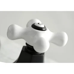 Kingston Brass Metropolitan 3-Hole 8-Inch Widespread Bathroom Faucet