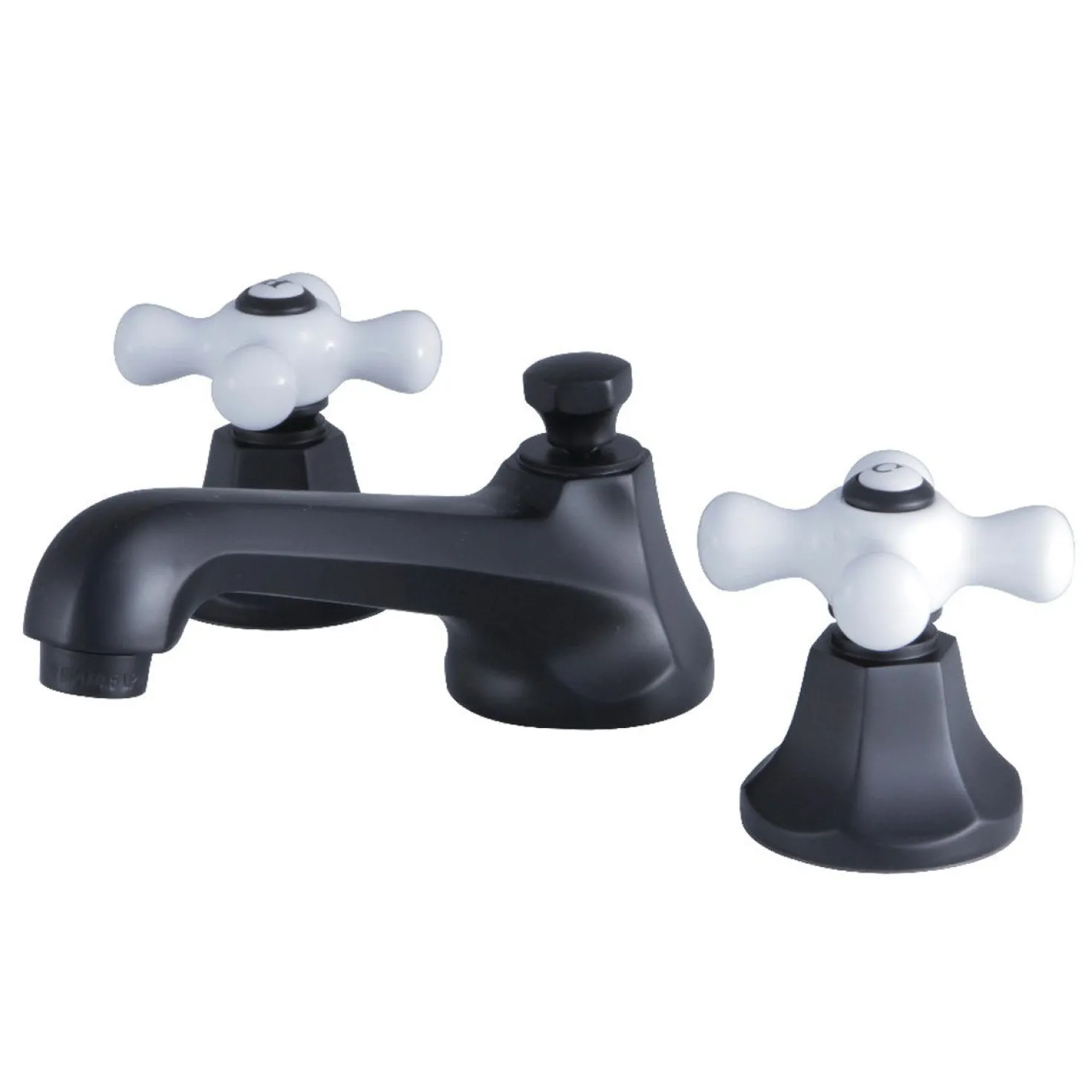 Kingston Brass Metropolitan 3-Hole 8-Inch Widespread Bathroom Faucet