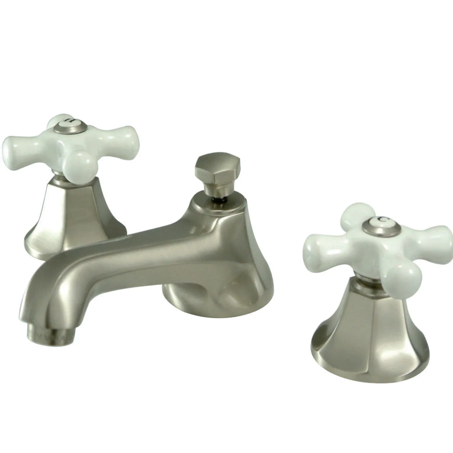Kingston Brass Metropolitan 3-Hole 8-Inch Widespread Bathroom Faucet