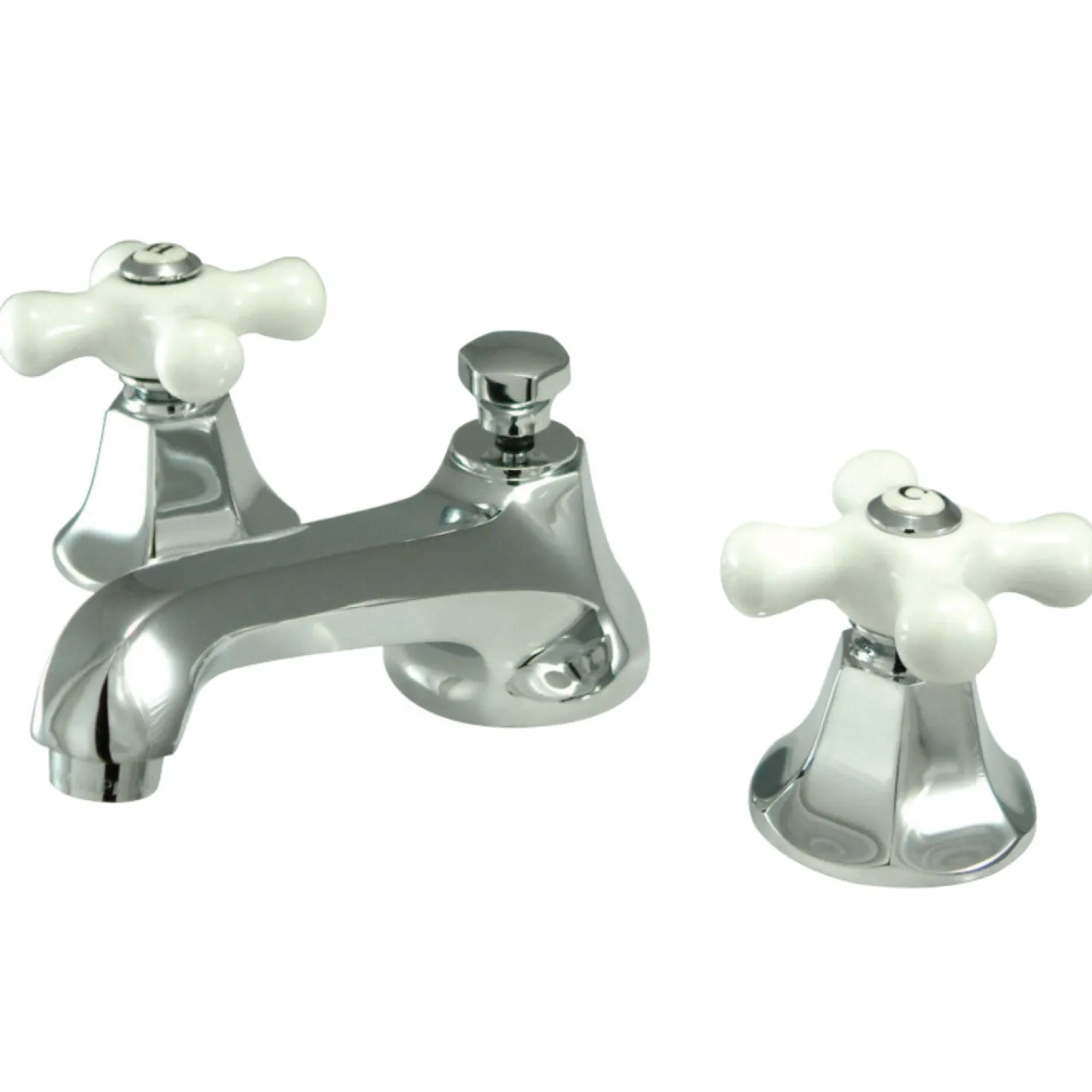 Kingston Brass Metropolitan 3-Hole 8-Inch Widespread Bathroom Faucet