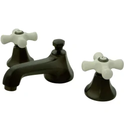 Kingston Brass Metropolitan 3-Hole 8-Inch Widespread Bathroom Faucet