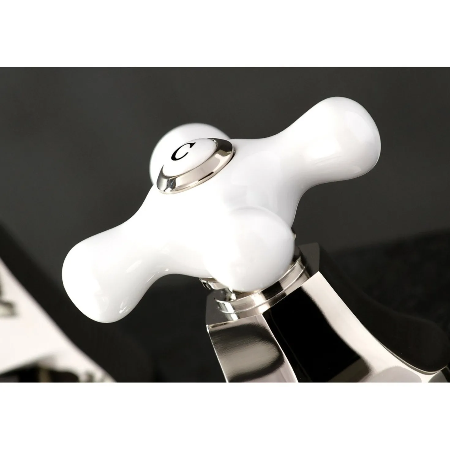Kingston Brass Metropolitan 3-Hole 8-Inch Widespread Bathroom Faucet