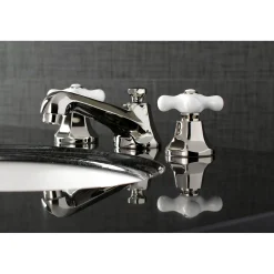 Kingston Brass Metropolitan 3-Hole 8-Inch Widespread Bathroom Faucet