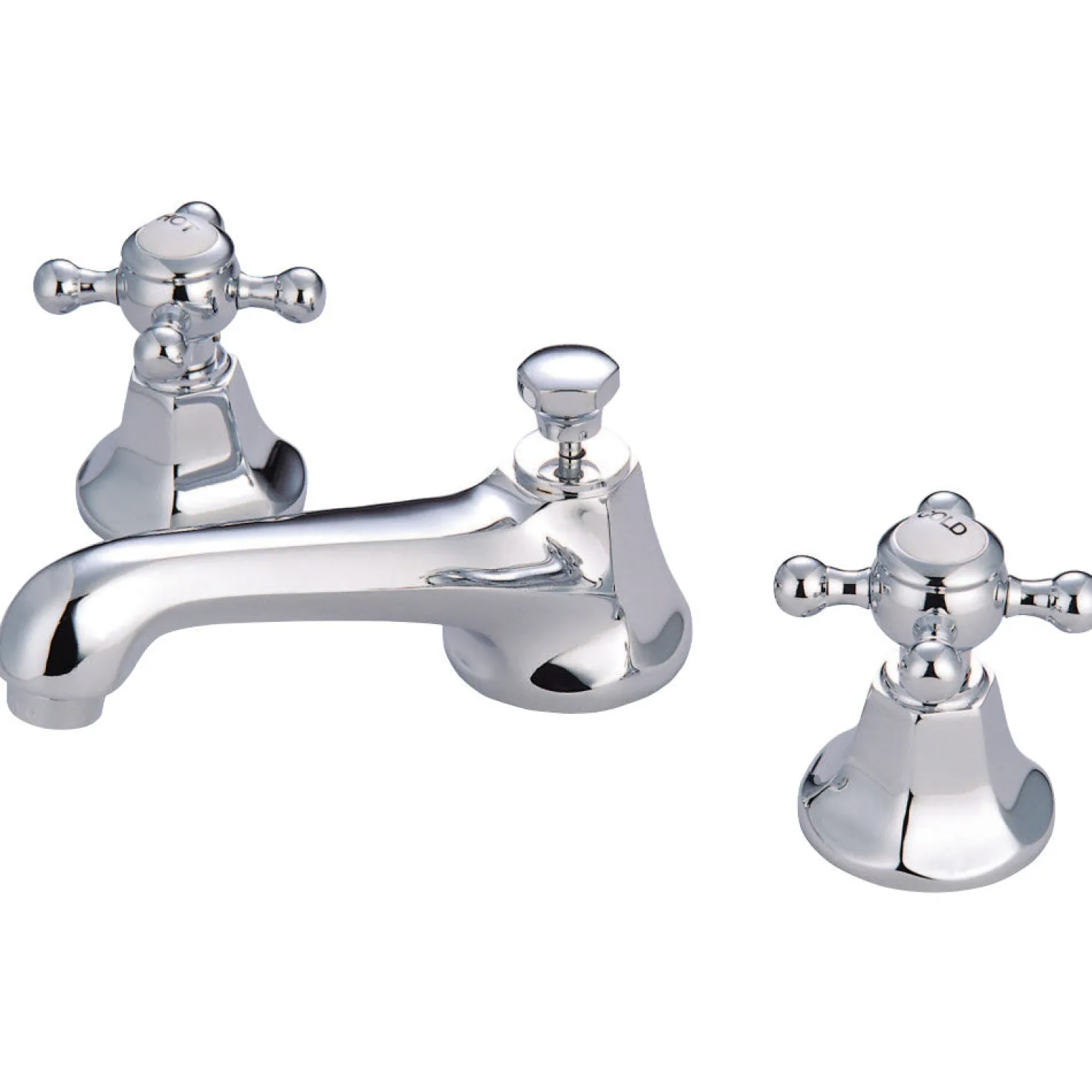 Kingston Brass Metropolitan Deck Mount 8" Widespread Bathroom Faucet