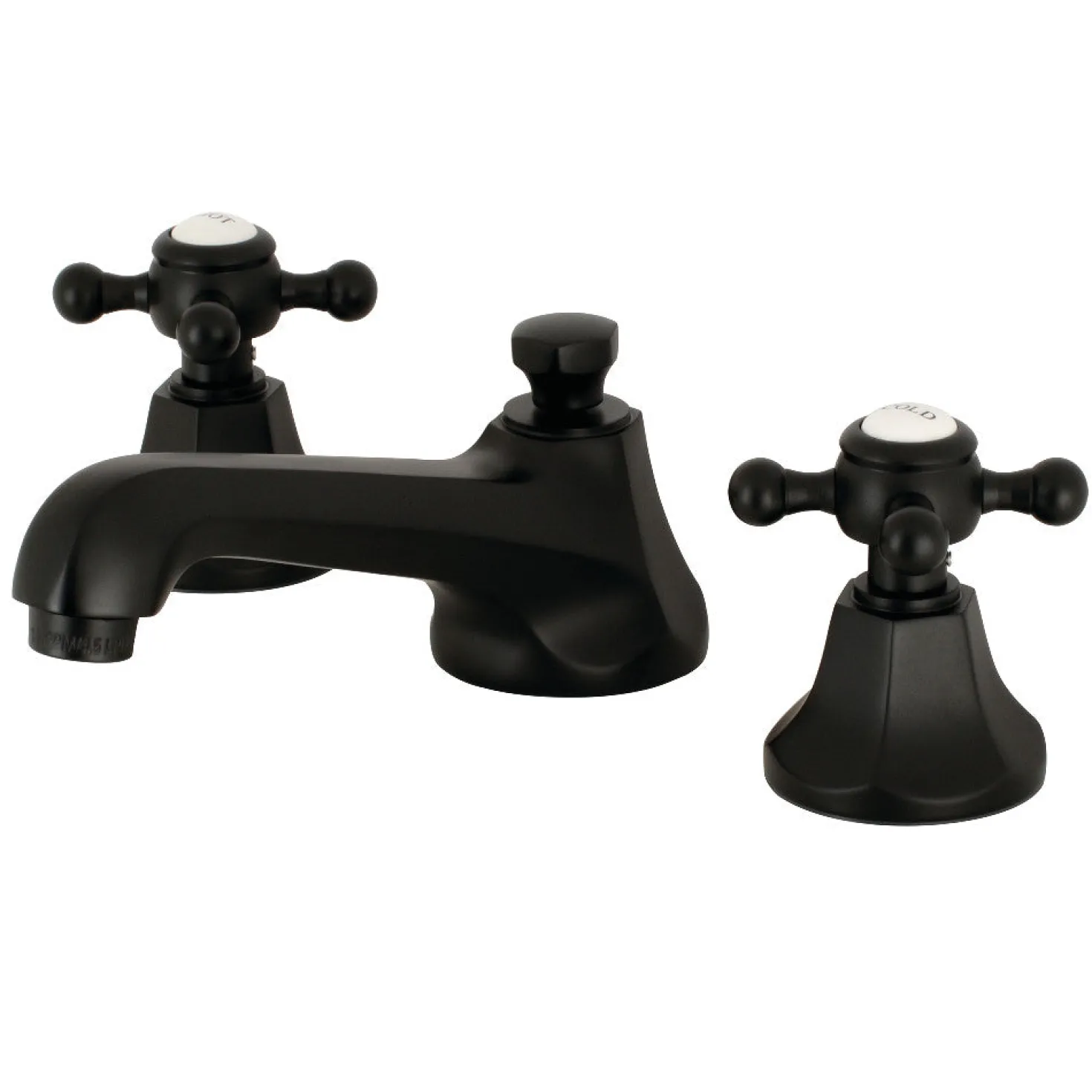 Kingston Brass Metropolitan Deck Mount 8" Widespread Bathroom Faucet