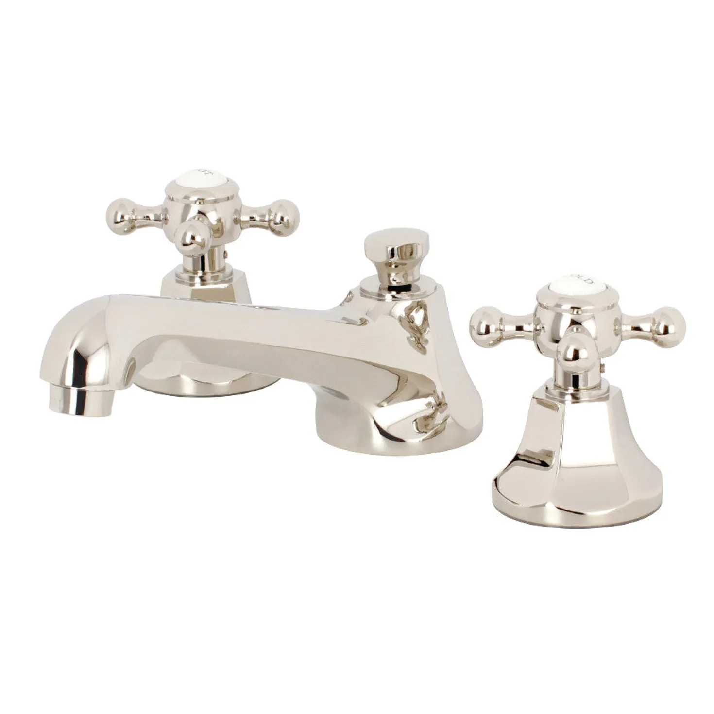 Kingston Brass Metropolitan Deck Mount 8" Widespread Bathroom Faucet
