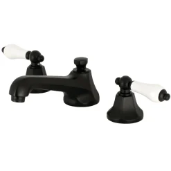 Kingston Brass Metropolitan 8-Inch Widespread Deck Mount Bathroom Faucet