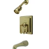 Kingston Brass Metropolitan 3 Holes Tub and Shower Faucet