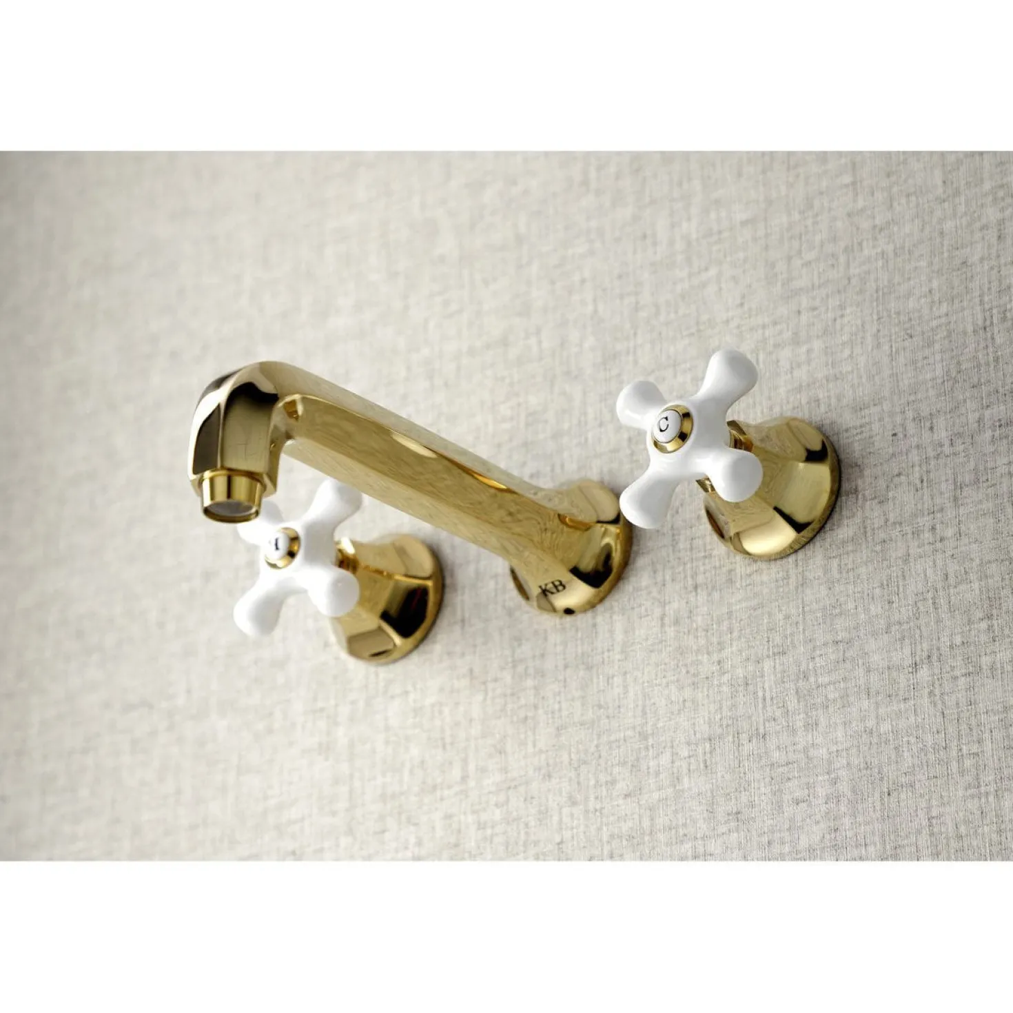 Kingston Brass Metropolitan Wall Mount Two-Handle Tub Faucet
