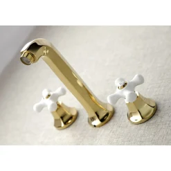 Kingston Brass Metropolitan Wall Mount Two-Handle Tub Faucet