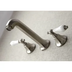 Kingston Brass Metropolitan Wall Mount 2-Handle Tub Faucet