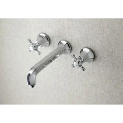 Kingston Brass Metropolitan Two Handles Wall Mount Tub Faucet