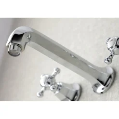 Kingston Brass Metropolitan Two Handles Wall Mount Tub Faucet