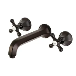Kingston Brass Metropolitan Two-Handle Wall Mount Tub Faucet